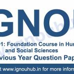 Ignou BSHF 101 previous year question papers