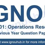 IGNOU AOR 1 Previous Question Papers