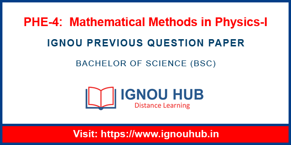 IGNOU PHE 4 Question Paper