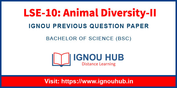 IGNOU LSE 10 question Paper