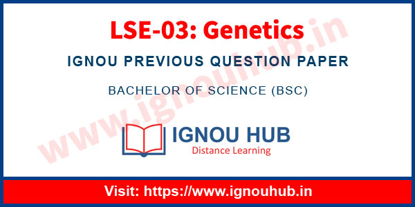 IGNOU LSE 3 Question Paper