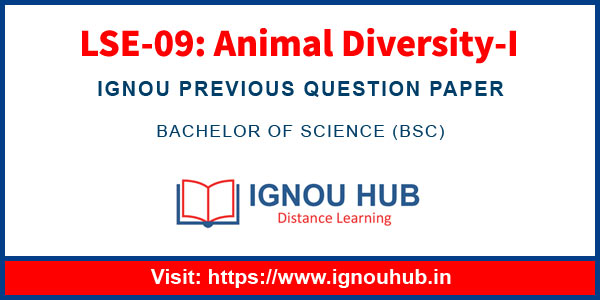 IGNOU LSE 9 Question Paper