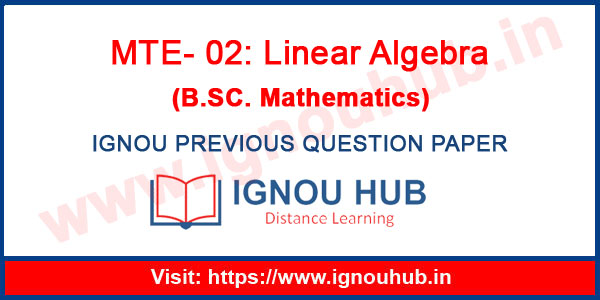 IGNOU MTE 2 Question Papers