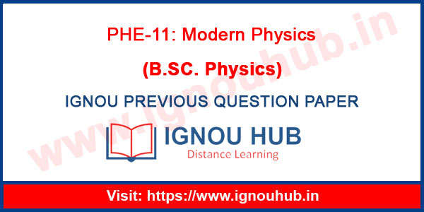 IGNOU PHE 11 Question Paper