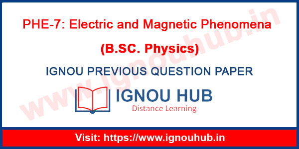 IGNOU PHE 7 Question Paper